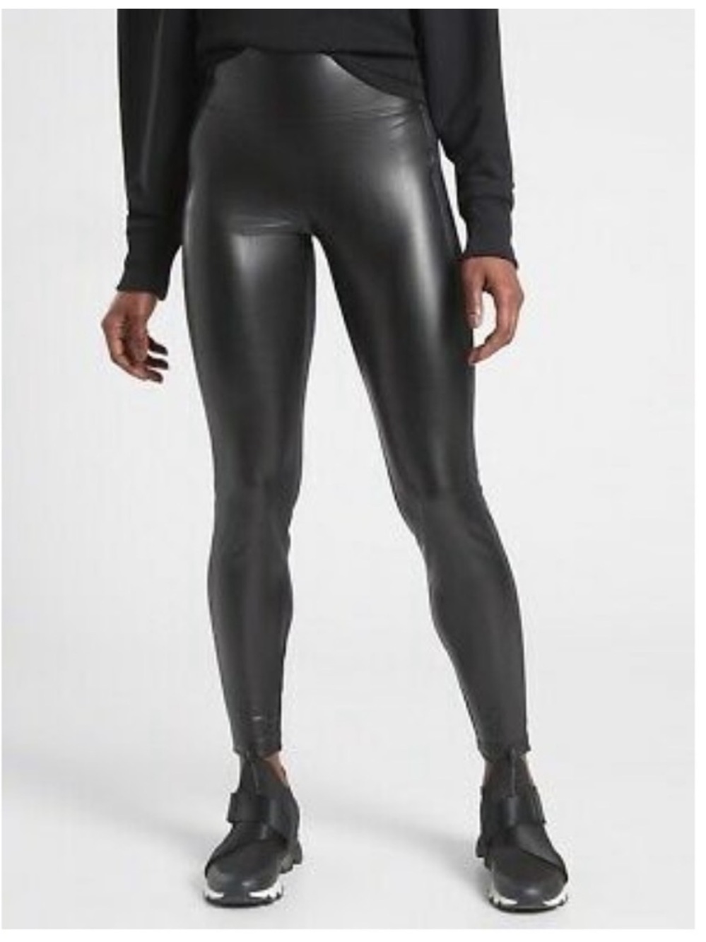 Athleta Delancey Shine Tight Black Size Small